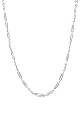 Awe Inspired Say Yes To New Adventures Necklace in Sterling Silver