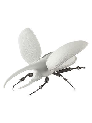 Awesome Insects Hercules Beetle Figurine - White