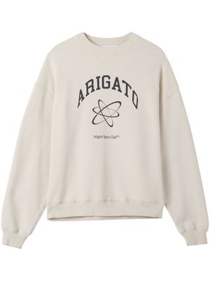 Axel Arigato Arigato Space Club logo print sweatshirt - Neutrals