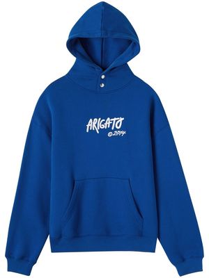 Axel Arigato Arigato Tag organic cotton hoodie - Blue