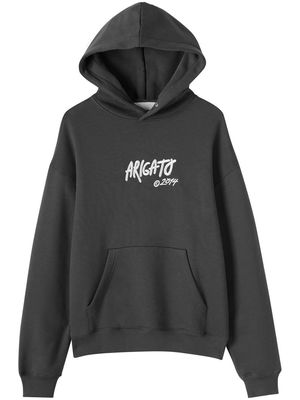 Axel Arigato Arigato Tag organic cotton hoodie - Grey