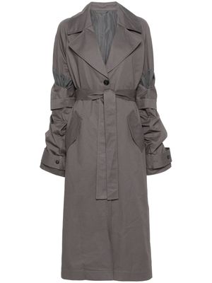 Axel Arigato Atom cotton trench coat - Grey