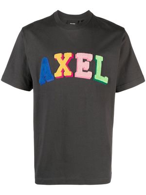 Axel Arigato Axel Arc appliqué T-shirt - Grey