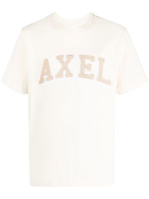Axel Arigato Axel Arc appliqué T-shirt - Neutrals