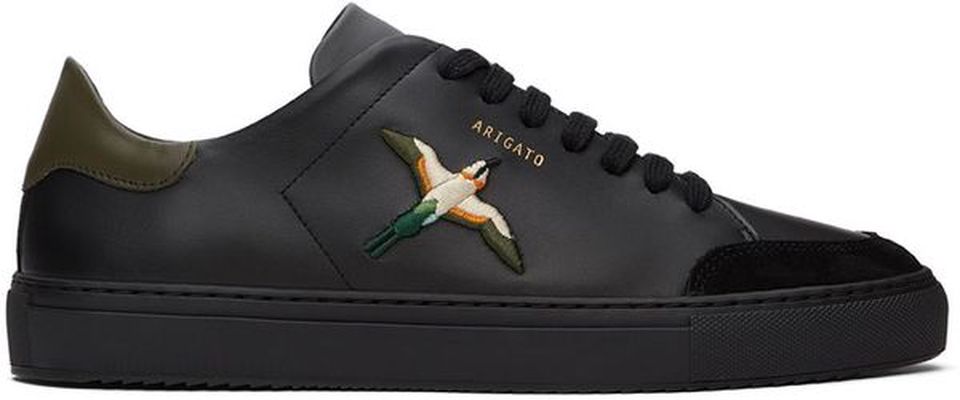 Axel Arigato Black & Khaki Bird Clean 90 Sneakers