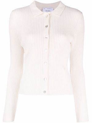Axel Arigato button-up collared cardigan - White