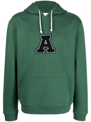 Axel Arigato Catch logo patch hoodie - Green