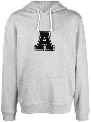 Axel Arigato Catch logo patch hoodie - Grey