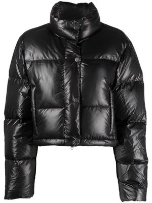 Axel Arigato cropped padded jacket - Black