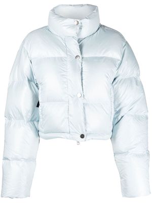 Axel Arigato cropped puffer jacket - Blue
