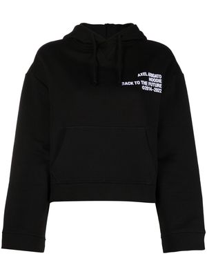 AXEL ARIGATO Cure printed cropped hoodie - Black