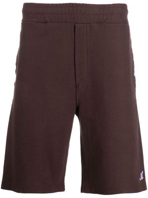 Axel Arigato elasticated knee-length shorts - Brown