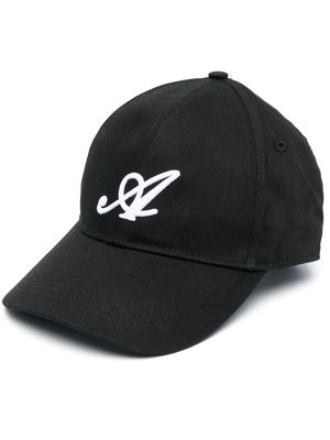 Axel Arigato embroidered-logo cotton cap - Black
