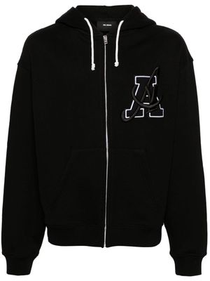 Axel Arigato Hart zip-up cotton hoodie - Black