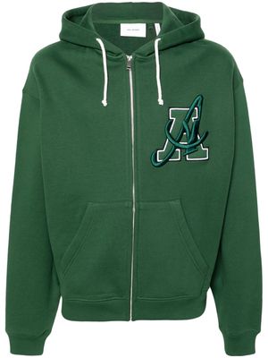 Axel Arigato Hart zip-up cotton hoodie - Green