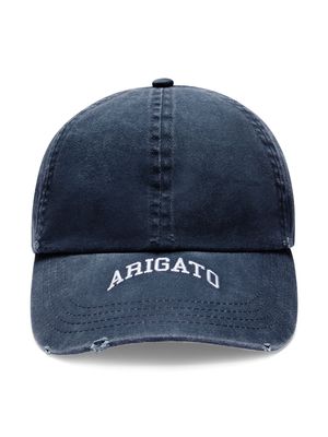 Axel Arigato Klein distressed cotton cap - Blue