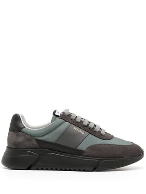 Axel Arigato lifted-sole leather sneakers - Green