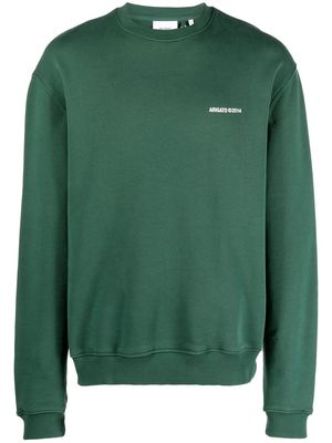 Axel Arigato logo crew-neck sweatshirt - Green