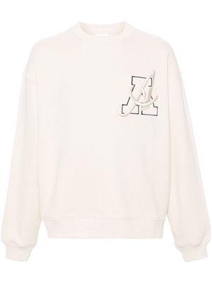 Axel Arigato logo-embroidered cotton sweatshirt - Neutrals