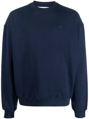 Axel Arigato logo-embroidered sweatshirt - Blue