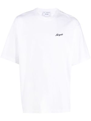 Axel Arigato logo-embroidered T-shirt - White