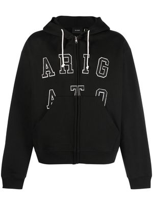 Axel Arigato logo-lettering hoodie - Black