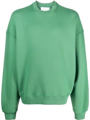 Axel Arigato logo-patch organic-cotton sweatshirt - Green