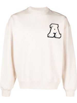 Axel Arigato logo-patch sweatshirt - Neutrals