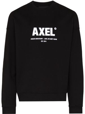 Axel Arigato logo-print cotton sweatshirt - Black