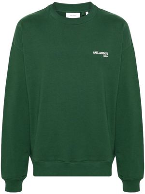 Axel Arigato logo-print cotton sweatshirt - Green