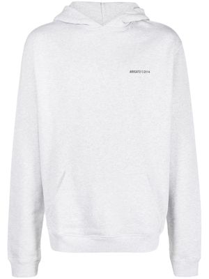 Axel Arigato logo-print organic cotton hoodie - Grey