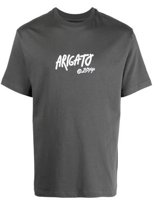 Axel Arigato logo-print T-shirt - Grey