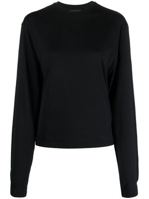 Axel Arigato long-sleeved organic cotton sweatshirt - Black