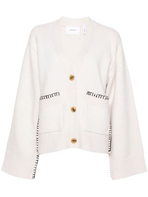 Axel Arigato Memory Stitch cardigan - Neutrals