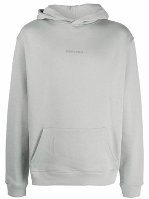 Axel Arigato Monogram logo-print hoodie - Grey