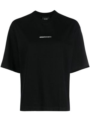 Axel Arigato Monogram organic cotton T-shirt - Black