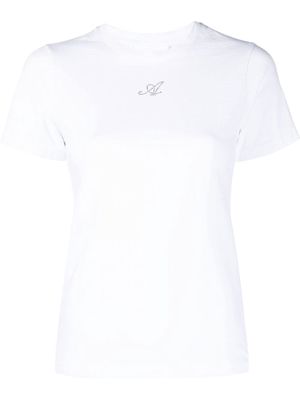 Axel Arigato Muse logo-embroidered organic cotton T-shirt - White