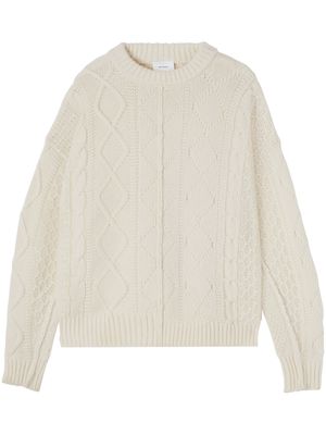 Axel Arigato Noble cable-knit sweater - ECRU