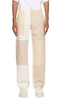 Axel Arigato Off-White Patch Trousers