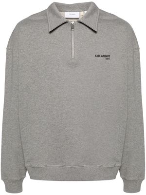 Axel Arigato Remi mélange zipped sweatshirt - Grey