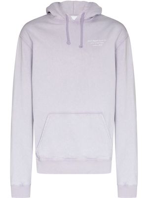 Axel Arigato Reunited print drawstring hoodie - Purple