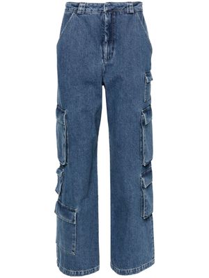Axel Arigato Roam wide-leg cargo jeans - Blue