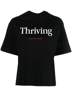 Axel Arigato slogan-print short-sleeve T-shirt - Black