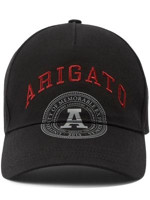Axel Arigato University Crest-print cotton cap - Black