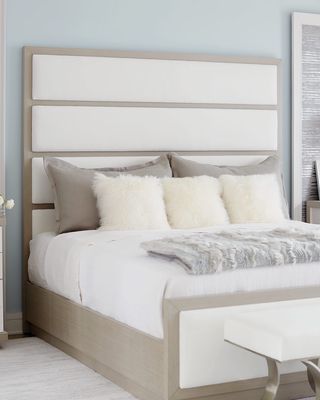 Axiom Tall Upholstered Panel King Bed