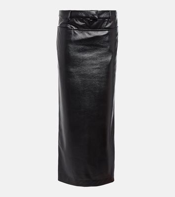 Aya Muse Elfi faux leather maxi skirt