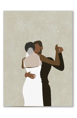 Aya Paper Co. Black Love Wedding Greeting Card in Multi