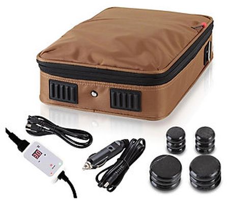 Ayahua Hot Stone Massage Kit - Portable with Pl ug-in Design