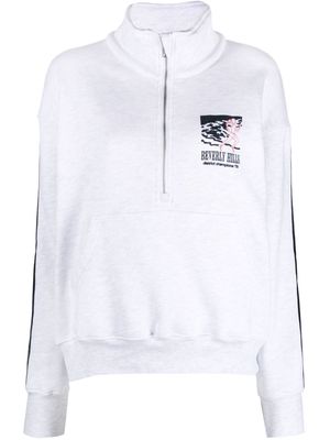 Ayda x Browns Spencer stretch-cotton sweatshirt - Grey