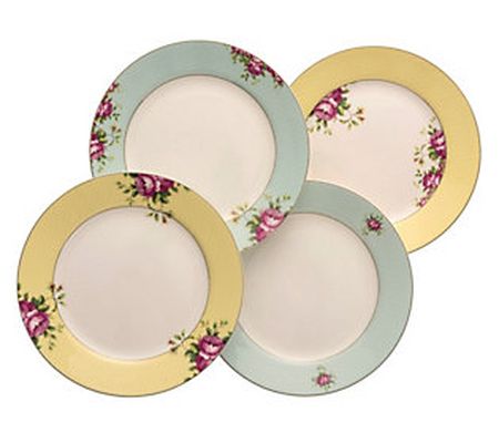 Aynsley Archive Rose Sweet/Salad Plate Set of 4